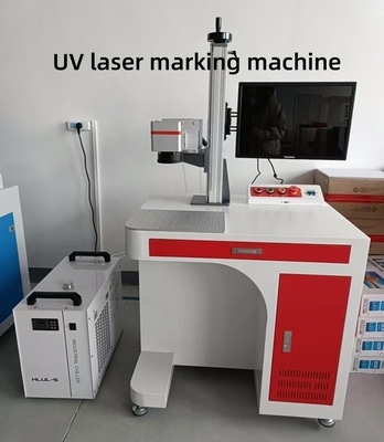 高精度3W 5W 10W UVレーザー彫刻機 ガラス プラスチック ロゴ印刷用